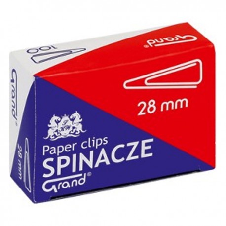 Spinacz Grand  28 mm Trójkątny