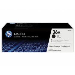 Toner HP 36A CB436AD Black DWUPAK oryginal