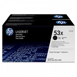 Toner HP 53X Q7553XD Black DWUPAK oryginal