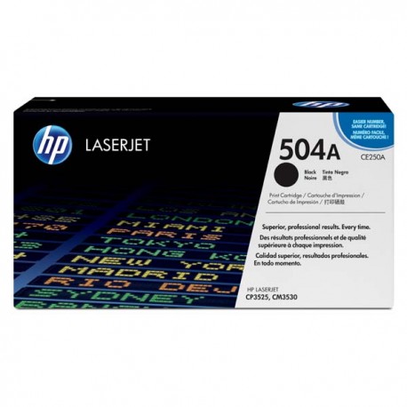 Toner HP 504A CE250A Black oryginal