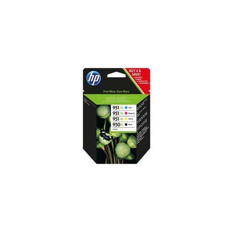 Tusz HP 950XL+951XL C2P43AE C/Y/M Oryginal 4-Pack