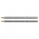 Ołówek Faber-Castel Jumbo Grip Srebrny