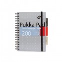Kołozeszyt Pukka Pad A4 Project Book Metallic z Gumką