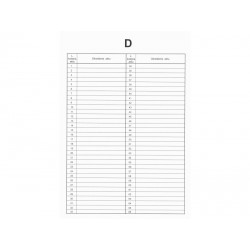 Wklład Do Akt Osobowych Część D /10 szt/