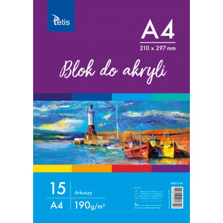 Blok do akryli KB012-A4