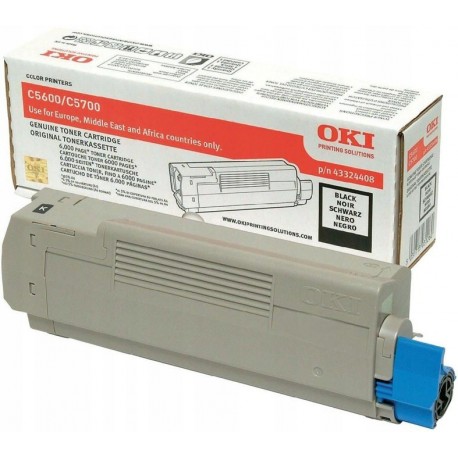 Toner Oki 43324408 Black Oryginal