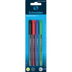 Długopis Schneider Vizz 4 Sztuki Mix