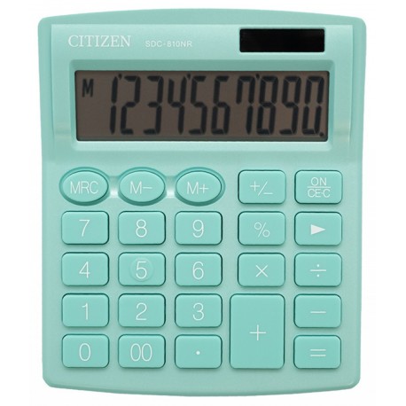 Kalkulator Citizen SDC-810NRWHE Zielony